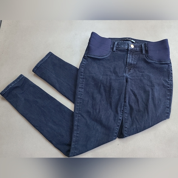 J Brand Mama J Super Skinny Maternity Jeans in Dark Sublime Wash | Size 28 - Picture 4 of 13